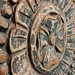 Индийский шкаф с орнаментом резьба из дерева Indian Antique Furniture  варинант исполнения - 4 | Loft Concept в Кирове