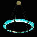 Люстра в форме кольца с цветочным декором Warm Heavenly Light варинант исполнения - 6 | Loft Concept в Кирове