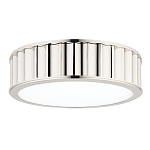 Потолочный светильник с гофрированным серебрянным абажуром Millennium варинант исполнения - 2 | Loft Concept в Кирове