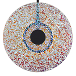 Подвесной светильник из фактурного двойного стекла Heterochromia варинант исполнения - 3 | Loft Concept в Кирове