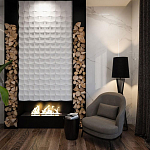 Гипсовая 3D Панель M-38 варинант исполнения - 1 | Loft Concept в Кирове