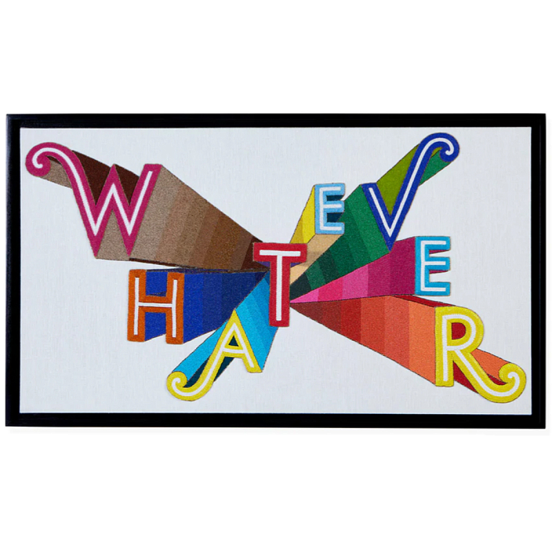 Панно вышитое бисером WHATEVER BEADED ART Красный Голубой Розовый Панно вышитое бисером WHATEVER BEADED ART Красный Голубой Розовый в Кирове | Loft Concept