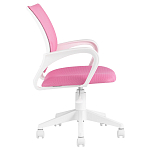 Офисное кресло с основанием из белого пластика Desk chairs Pink варинант исполнения - 3 | Loft Concept в Кирове