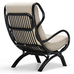 Дизайнерское кресло из ротанга Gio Ponti CONTINUUM D.163.7 BY BONACINA 1889 Armchair варинант исполнения - 8 | Loft Concept в Кирове