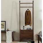 Вешалка деревянная с 2- мя ящиками Moon Walnut Furniture варинант исполнения - 1 | Loft Concept в Кирове