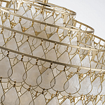 Люстра многоярусная с декором из натуральной морской ракушки Iridescent Light варинант исполнения - 7 | Loft Concept в Кирове