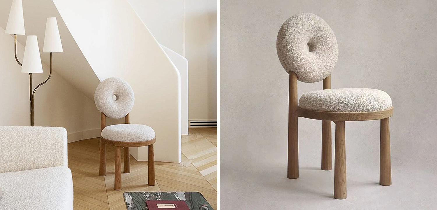 Стул Bagel Boucle Chair Стул Bagel Boucle Chair - Loft-Concept в Кирове