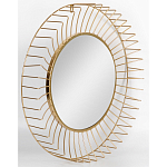 Зеркало круглое настенное в металлической оправе Modern Mirror Space варинант исполнения - 2 | Loft Concept в Кирове