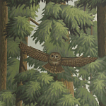 Обои ручная роспись Redwoods Colourway SC-281 on scenic paper варинант исполнения - 2 | Loft Concept в Кирове