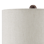 Настольная лампа из мрамора с тканевым абажуром Seductress варинант исполнения - 2 | Loft Concept в Кирове