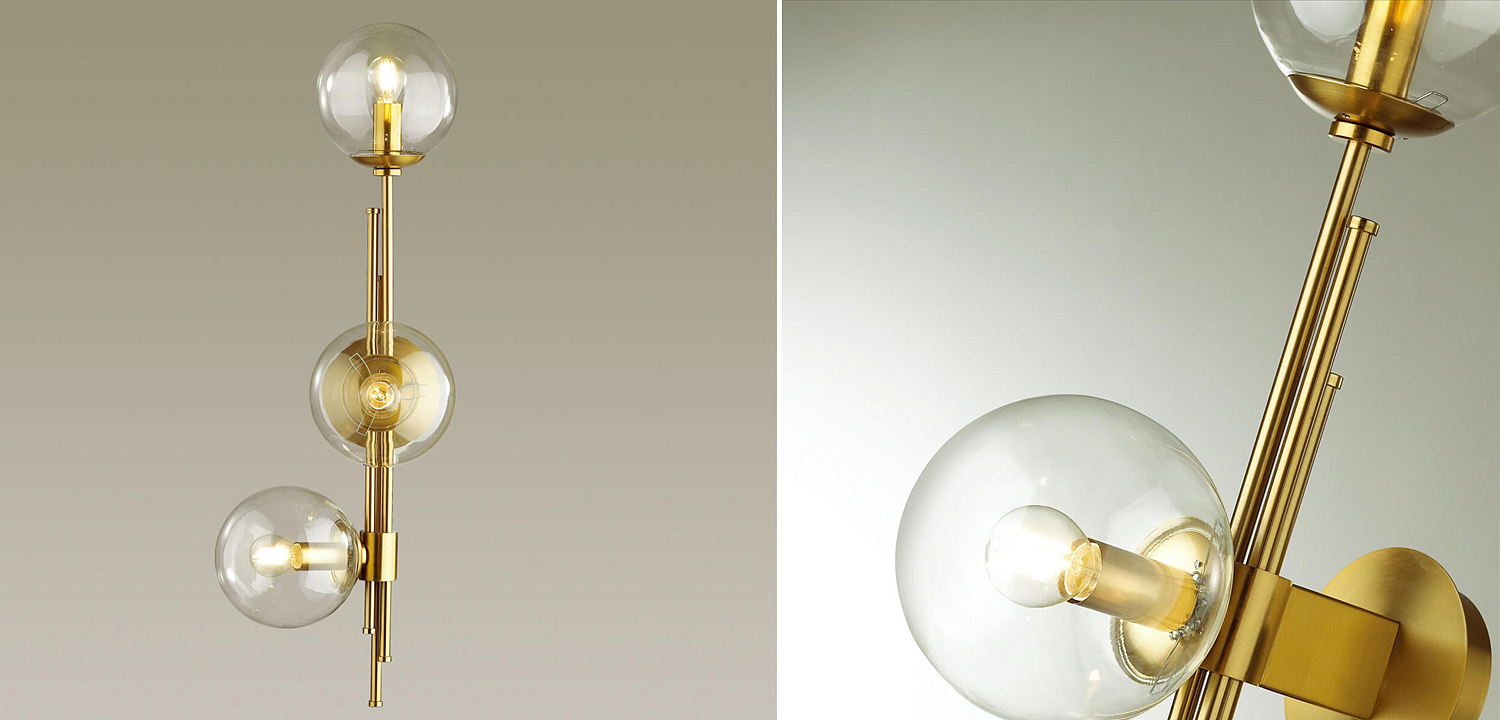 Бра TRILOGY WALL SCONCE Clear glass 70 Бра TRILOGY WALL SCONCE Clear glass 70 - Loft-Concept в Кирове