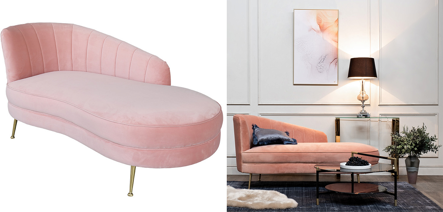 Кушетка Pink Velur Кушетка Pink Velur - Loft-Concept в Кирове