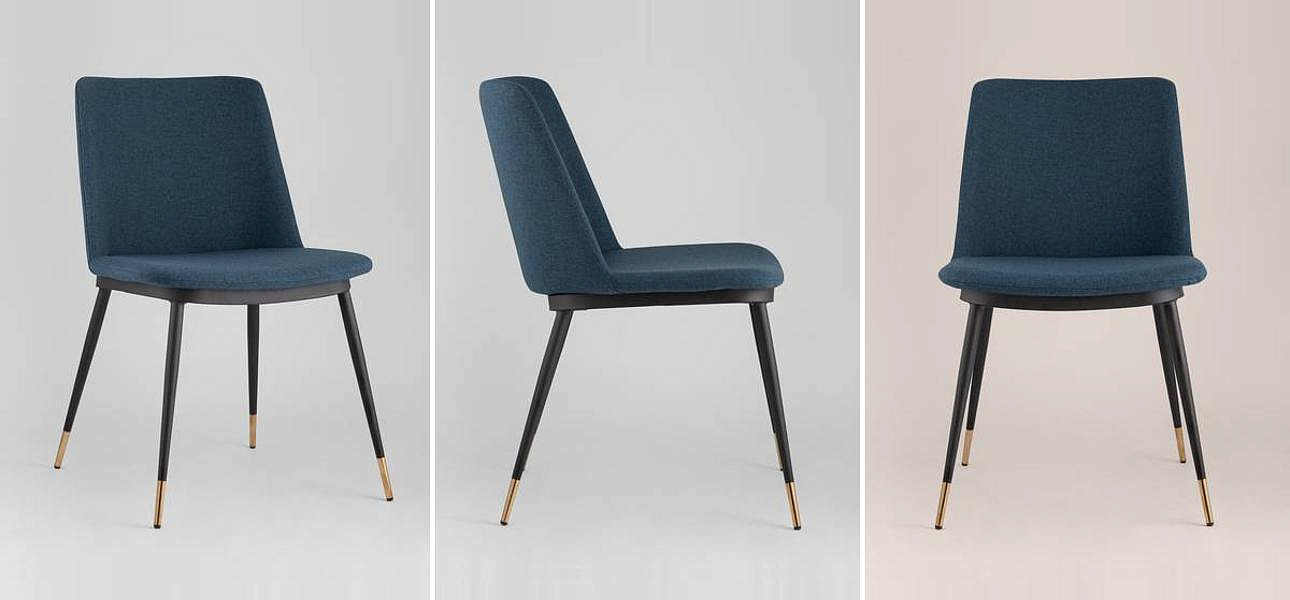 Стул Melissa Chair Синяя Рогожка Стул Melissa Chair Синяя Рогожка - Loft-Concept в Кирове