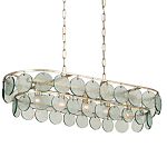 Люстра овальной формы с каскадом из декоративных элементов Harmony of Light варинант исполнения - 2 | Loft Concept в Кирове