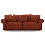 Мебельная ткань Шенилл терракотовый цвет 138 см T4-44 варинант исполнения - 4 | Loft Concept в Кирове