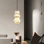 Подвесной светильник с фигурными плафонами Stone Triad варинант исполнения - 4 | Loft Concept в Кирове