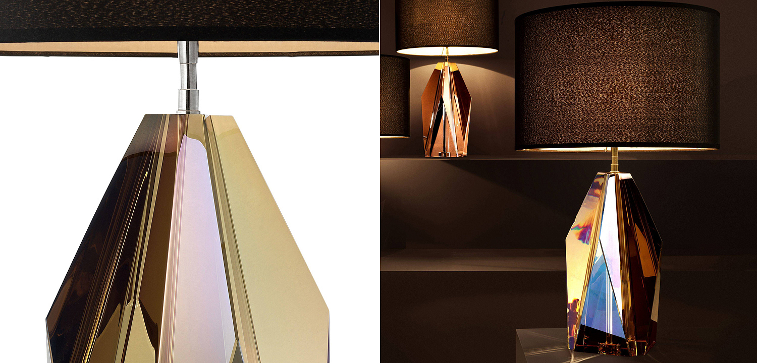 Настольная лампа Eichholtz Table Lamp Setai Amber Настольная лампа Eichholtz Table Lamp Setai Amber - Loft-Concept в Кирове