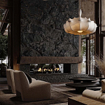 Подвесной светильник с белым фигурным абажуром и мягкими волнистыми краями Cloud Motion  варинант исполнения - 21 | Loft Concept в Кирове