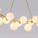 Люстра подвесная с белыми лампами в форме шара Felicitat варинант исполнения - 2 | Loft Concept в Кирове