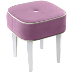 Квадратный мягкий пуф на белых ножках Winton Pouf Square варинант исполнения - 5 | Loft Concept в Кирове