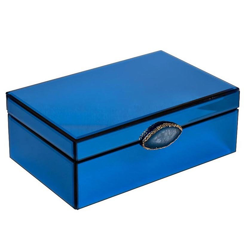 Шкатулка Blue Surprise Parallelepiped Синий Шкатулка Blue Surprise Parallelepiped Синий в Кирове | Loft Concept