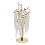 Лампа настольная со стеклянными подвесами цвет золото Light FAIRYTREE варинант исполнения - 1 | Loft Concept в Кирове