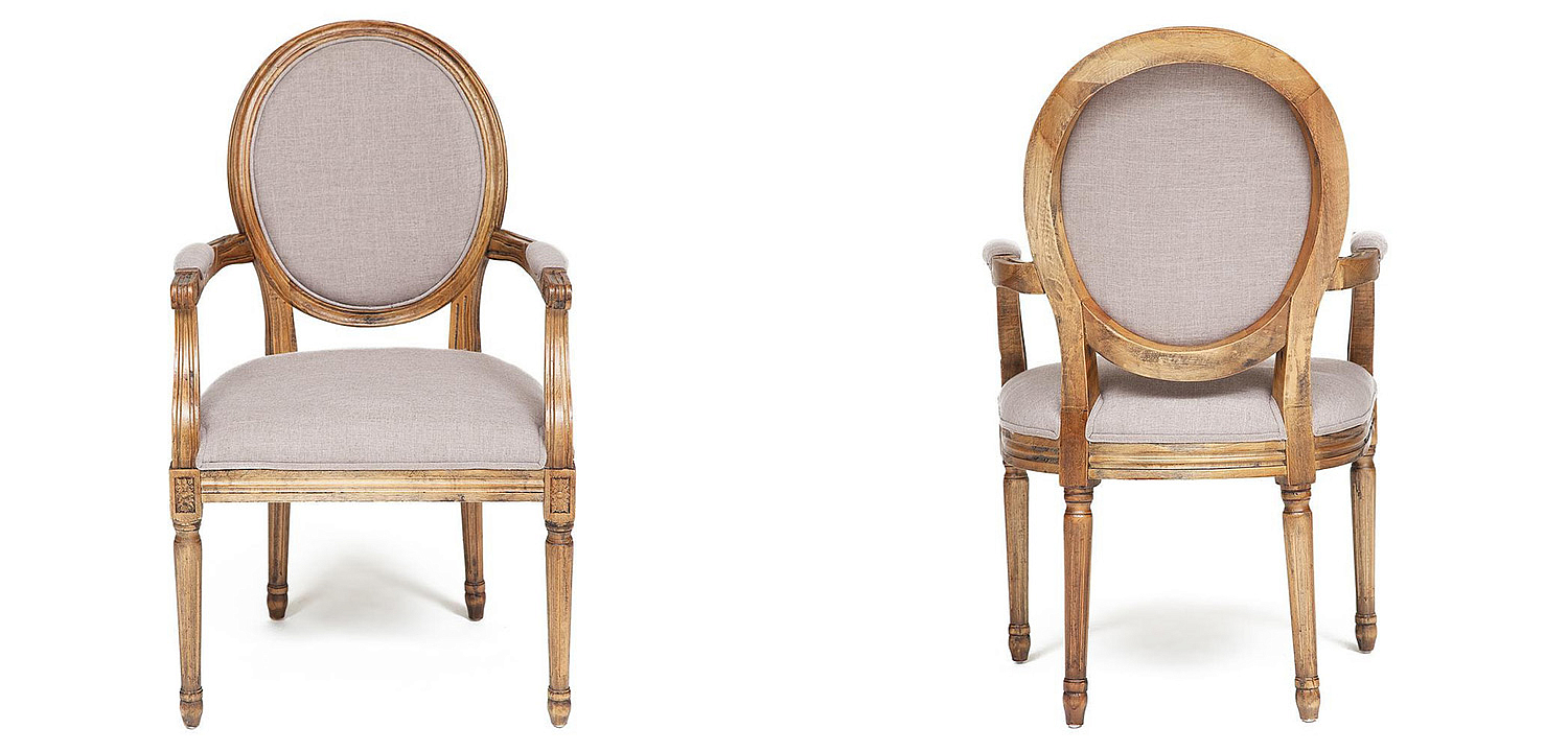 Стул French armchair Provence gray Стул French armchair Provence gray - Loft-Concept в Кирове