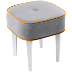 Квадратный мягкий пуф на белых ножках Winton Pouf Square варинант исполнения - 11 | Loft Concept в Кирове
