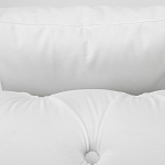 Кресло низкое с мягкой обивкой из велюра на 4-х ножках из массива березы Sophie Armchair white варинант исполнения - 4 | Loft Concept в Кирове