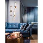 Подвесной светильник с двумя белыми рифлеными цилиндрическими плафонами Golden Swirl варинант исполнения - 8 | Loft Concept в Кирове