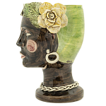 Ваза Vase Selva Moro Head Shiny варинант исполнения - 1 | Loft Concept в Кирове