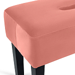 Мягкий  пуф на черных ножках Winton Pouf варинант исполнения - 22 | Loft Concept в Кирове