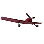 Полка книжная красная в виде самолёта в стиле лофт FLY варинант исполнения - 1 | Loft Concept в Кирове