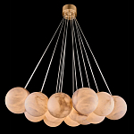 Люстра подвесная круглая с сферическими плафонами из натурального камня Glowing Spheres варинант исполнения - 13 | Loft Concept в Кирове