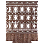 Панно Макраме коричневый цвет  варинант исполнения - 6 | Loft Concept в Кирове