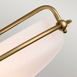 Потолочный светильник со стеклянным плафоном на изогнутых кронштейнах Quoizel  варинант исполнения - 14 | Loft Concept в Кирове