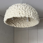 Вязаный подвесной светильник из шерсти Dome Wool Lamp  варинант исполнения - 3 | Loft Concept в Кирове