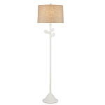 Торшер с белым каркасом и тканевыми абажуром Natural Stems варинант исполнения - 2 | Loft Concept в Кирове