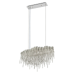 Люстра подвесная с металлическими цепочками и изогнутыми металлическими дугами 72 см Atlantis Chain варинант исполнения - 4 | Loft Concept в Кирове