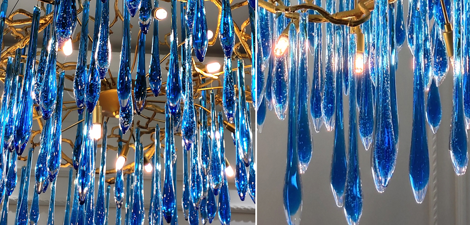 Люстра Blue Fountain Chandelier Люстра Blue Fountain Chandelier - Loft-Concept в Кирове
