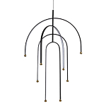 Люстра подвесная с дугообразными изогнутыми элементами Luke Lampco Tracer Lamp варинант исполнения - 1 | Loft Concept в Кирове