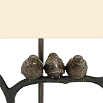 Настольная лампа Птицы на изогнутой ветке Lamp Tit варинант исполнения - 1 | Loft Concept в Кирове