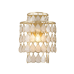 Бра с декором из натуральной морской ракушки Iridescent Light варинант исполнения - 1 | Loft Concept в Кирове