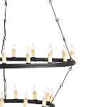 Люстра круглая двухъярусная Lightness and Scale варинант исполнения - 1 | Loft Concept в Кирове