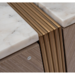 Комод с мраморной столешницей Uniqueness Marble варинант исполнения - 4 | Loft Concept в Кирове