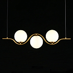 Люстра подвесная светодиодная Jagna 2 Gold and White варинант исполнения - 1 | Loft Concept в Кирове