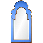 Настенное зеркало в синей зеркальной раме Filibert Mirror варинант исполнения - 1 | Loft Concept в Кирове