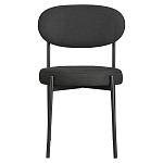 Стул мягкий Alfie Chair черный варинант исполнения - 1 | Loft Concept в Кирове