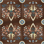 Плитка с узором Клубника варинант исполнения - 1 | Loft Concept в Кирове