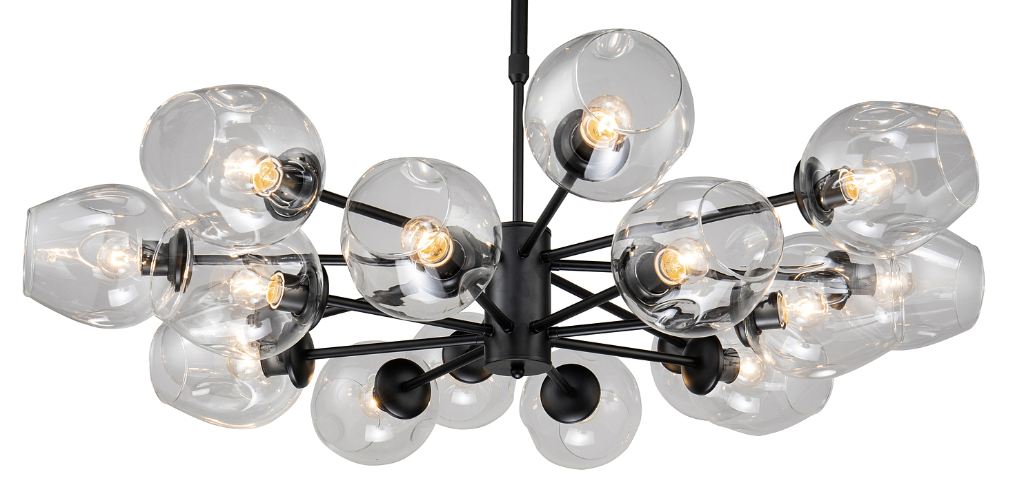 Люстра Branching Bubble Chandelier black 16 Люстра Branching Bubble Chandelier black 16 - Loft-Concept в Кирове